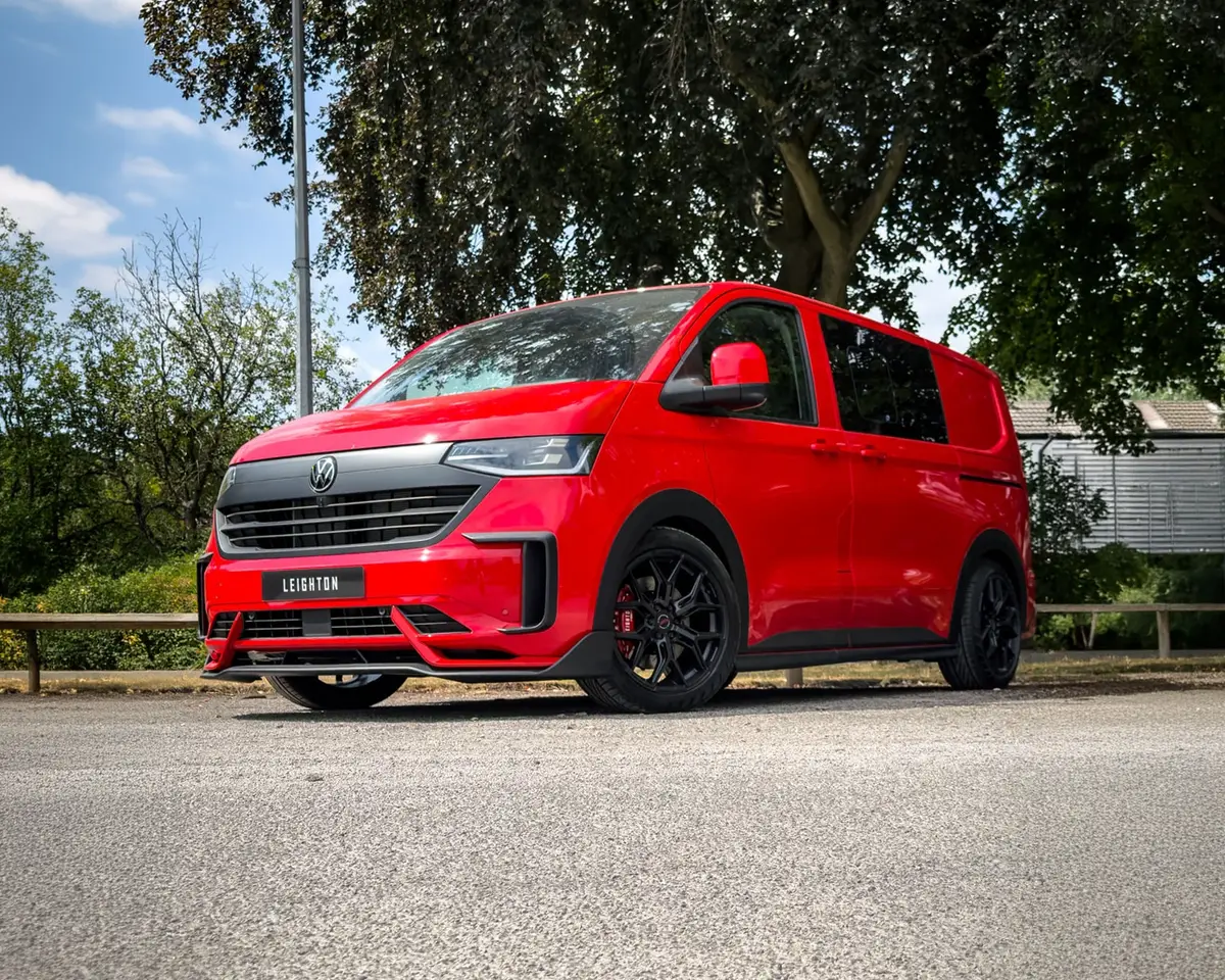 Red VW Transporter