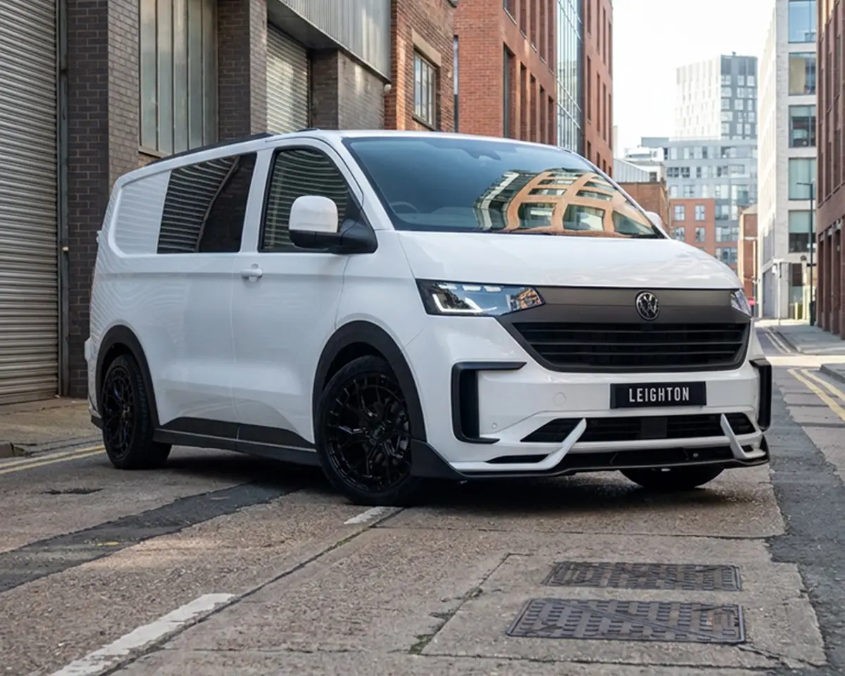 White VW Transporter